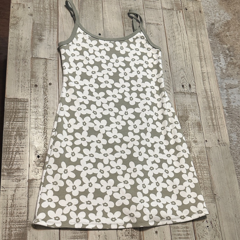 American Eagle Outfitters  Dress in Green and White Floral